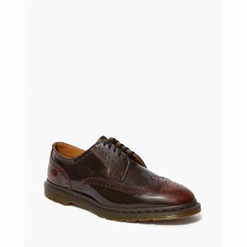 Dr Martens Férfi Kelvin Ii Arcadia Bőr Brogue Cipő Bordó